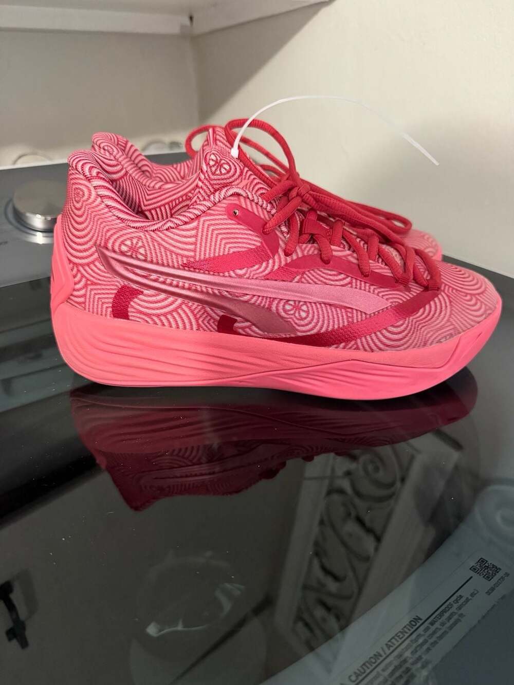 Puma Stewie 2 Mi Amour Size 8.5 Red Basketball Shoes